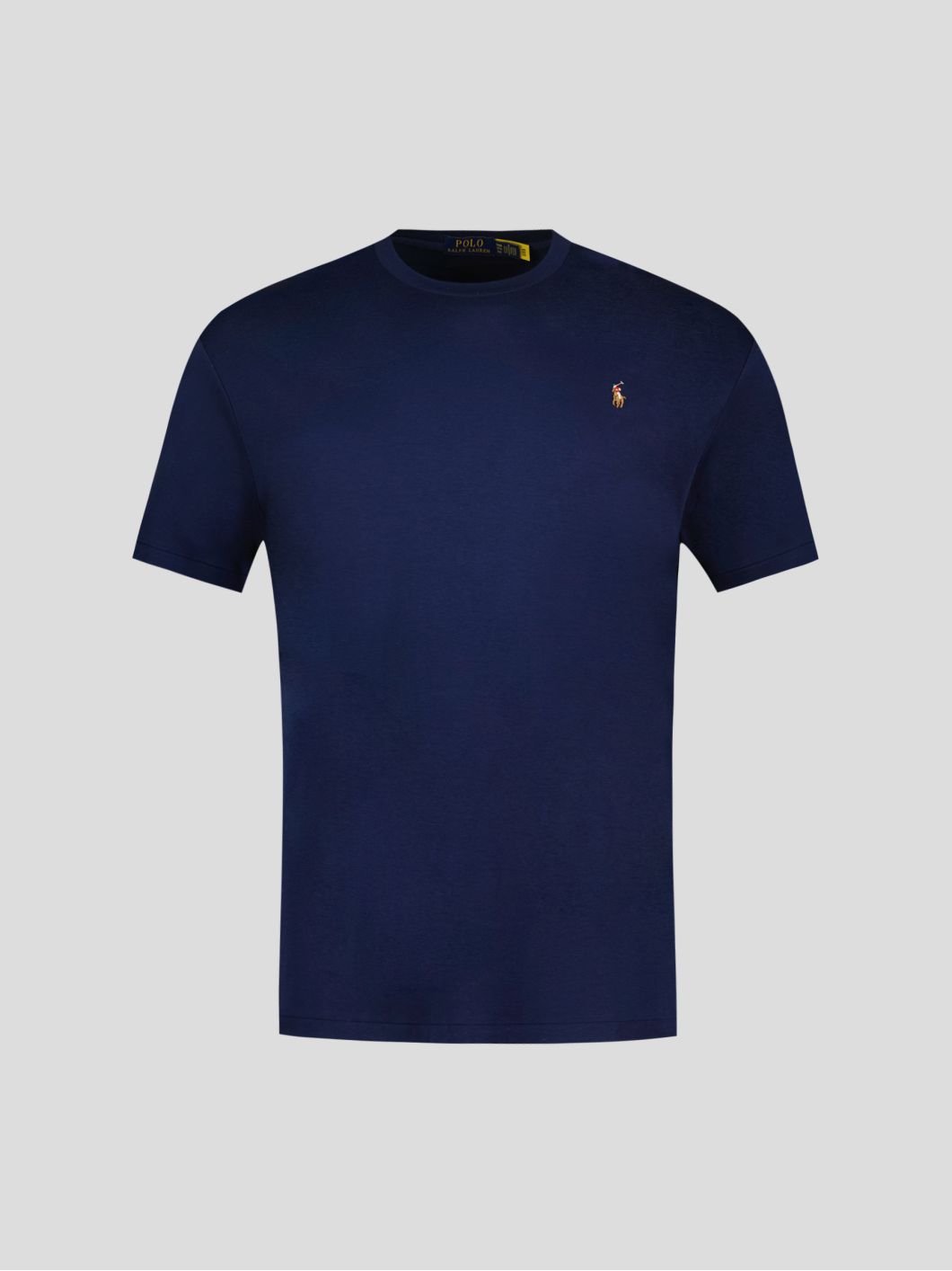 Tee-Shirt Interlock Grande Taille Bleu Marine
